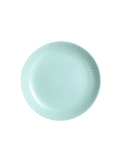 Dessert dish Luminarc Pampille Turquoise Glass (19 cm) (24 Units)