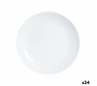 Assiette à dessert Luminarc Diwali Blanc verre 19 cm (24 Unités)