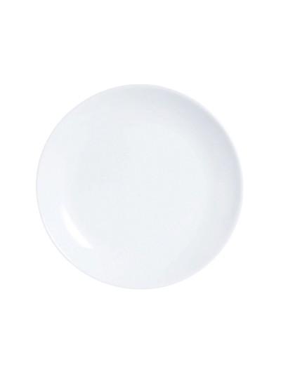 Assiette à dessert Luminarc Diwali Blanc verre 19 cm (24 Unités)