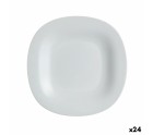 Plato de Postre Luminarc Carine Granit Ø 19,5 cm Gris Vidrio (24 Unidades)