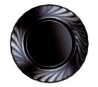 Dessert dish Luminarc Trianon Black Glass (Ø 19,5 cm) (24 Units)