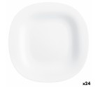 Dessert dish Luminarc Carine White Glass (19 cm) (24 Units)