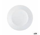 Dessert dish Luminarc Harena White Glass (19 cm) (24 Units)