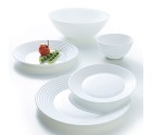 Plato de Postre Luminarc Harena Blanco Vidrio (19 cm) (24 Unidades)