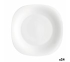 Dessert dish Bormioli Rocco Parma White Glass (24 Units)