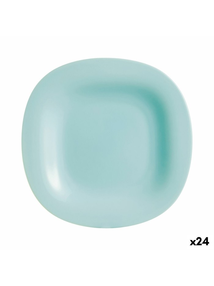 Assiette à dessert Luminarc Carine Turquoise verre (19 cm) (24 Unités)