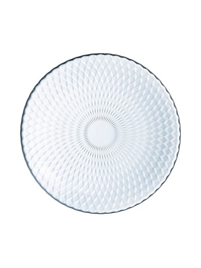 Plato Llano Luminarc Pampille Transparente Vidrio (25 cm) (24 Unidades)
