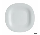 Flat plate Luminarc Carine Granit Grey Glass Ø 27 cm