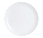 Plato Llano Luminarc Diwali Blanco Vidrio (25 cm) (24 Unidades)