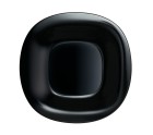 Plato Llano Luminarc Carine Negro Vidrio (Ø 26 cm) (24 Unidades)