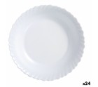 Assiette plate Luminarc Feston Blanc verre (25 cm) (24 Unités)