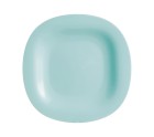 Plato Llano Luminarc Carine Turquesa Vidrio (Ø 27 cm) (24 Unidades)