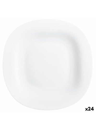 Assiette plate Luminarc Carine Blanc verre (Ø 26 cm) (24 Unités)