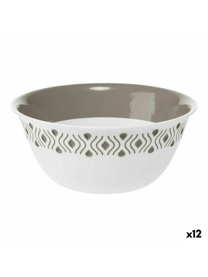 Bol Stefanplast Tosca Beige Plástico 23 x 10 x 23 cm (12 Unidades)