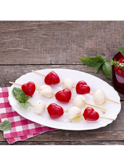 Serving Platter Bormioli Rocco Ebro Oval White Glass (22 cm) (24 Units)