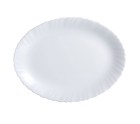 Serving Platter Luminarc Feston Oval White Glass (Ø 33 cm) (6 Units)