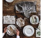 Cuenco Bormioli Rocco Parma Blanco Vidrio Ø 12 cm Fruta (24 Unidades)