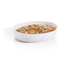 Fuente de Cocina Luminarc Trianon Ovalado Blanco Vidrio (22 x 16 cm) (8 Unidades)
