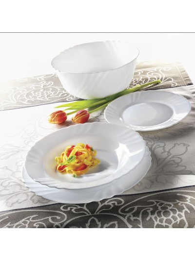 Plat à Gratin Bormioli Rocco Ebro Rond verre (Ø 32 cm) (12 Unités)