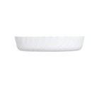Serving Platter Luminarc Trianon Oval White Glass 31 x 24 cm (6 Units)