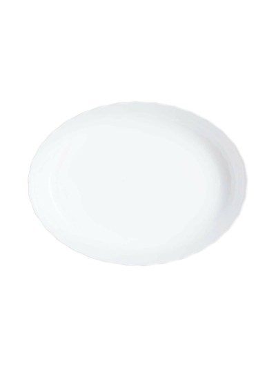 Plat à Gratin Luminarc Trianon Oblongue Blanc verre 31 x 24 cm (6 Unités)