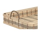 Juego de Bandejas DKD Home Decor Marrón claro Bambú 54 x 43 x 9 cm (3 Unidades) (2 Unidades)