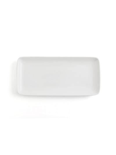 Fuente de Cocina Ariane Vital Coupe Rectangular Cerámica Blanco (36 x 16,5 cm) (6 Unidades)