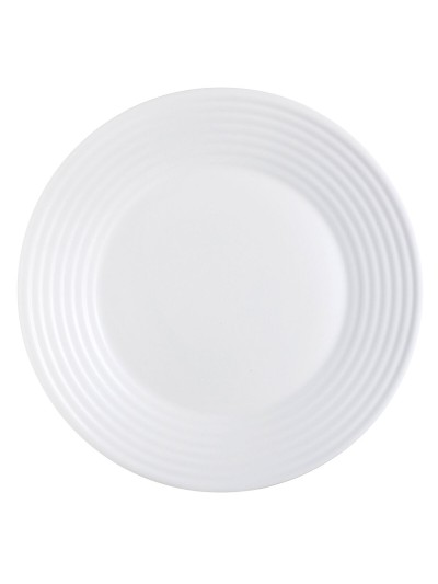 Bajo Plato Luminarc Harena Blanco Vidrio (Ø 27 cm) (24 Unidades)