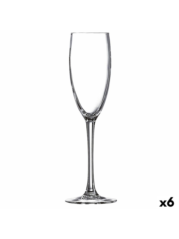 Coupe de champagne Luminarc La Cave Transparent verre (160 ml) (6 Unités)
