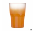 Vaso Luminarc Summer Pop Naranja Vidrio 12 Unidades 400 ml