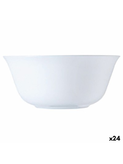 Bowl Luminarc Carine Blanco White Glass 12 cm (24 Units)
