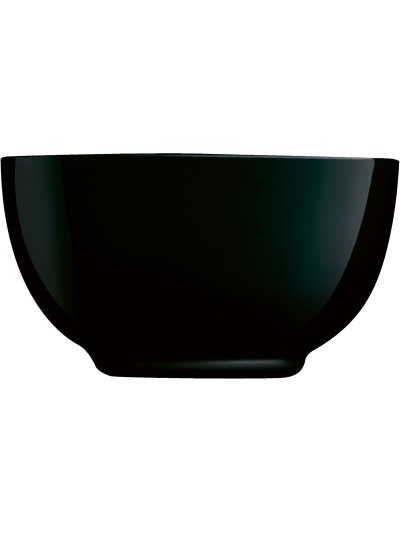 Bowl Luminarc Diwali Noir Black Glass Tempered glass 14,5 cm (24 Units)