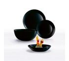 Bowl Luminarc Diwali Noir Black Glass Tempered glass 14,5 cm (24 Units)
