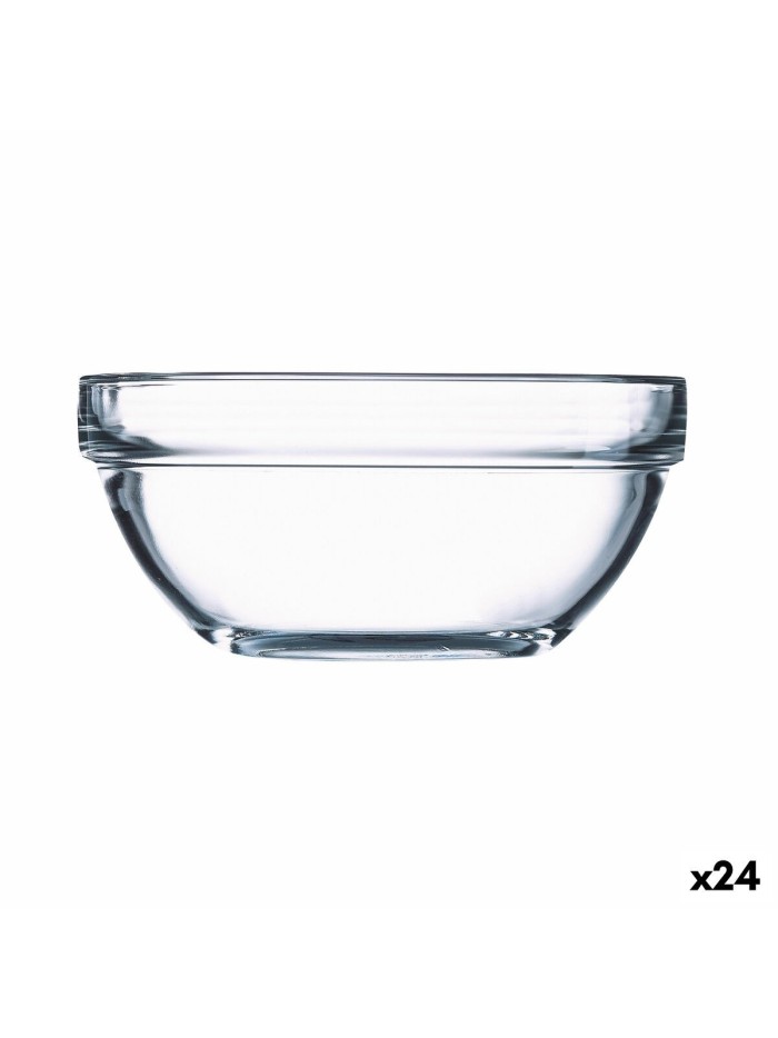 Bowl Luminarc Apilable Transparent Glass Ø 14 cm (24 Units)