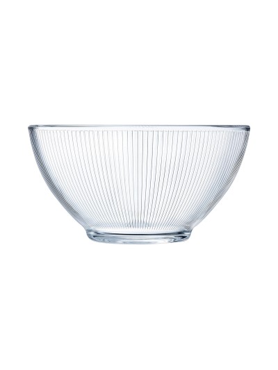 Bol Luminarc Stripy Petit-déjeuner Transparent verre (500 ml) (6 Unités)
