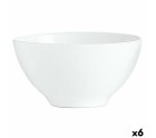 Bol Luminarc Blanc Petit-déjeuner Blanc verre (500 ml) (6 Unités)