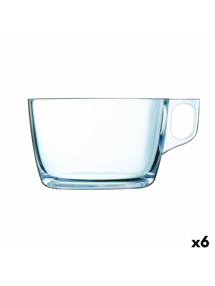 Taza Luminarc Nuevo Grande Transparente Vidrio (500 ml) (6 Unidades)