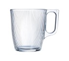 Tasse Luminarc Stripy Petit-déjeuner Transparent verre (250 ml) (6 Unités)