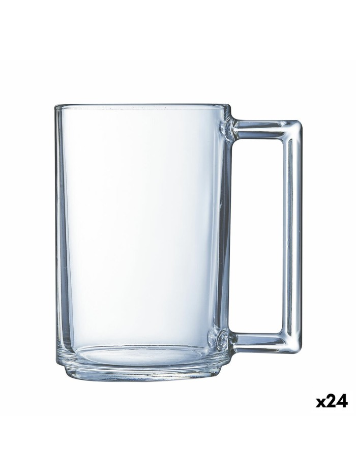 Taza Luminarc à La Bonne Heure Transparente Desayuno Vidrio 320 ml (24 Unidades)
