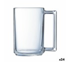 Cup Luminarc à La Bonne Heure Transparent Breakfast Glass 320 ml (24 Units)
