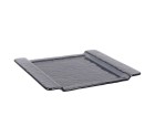 Bandeja Inde Negro Vidrio 32,5 x 26,5 cm