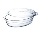 Serving Platter Ô Cuisine Ocuisine Vidrio With lid 3 L 1,1 L Transparent Glass 3 Units