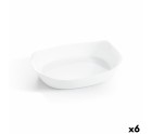 Serving Platter Luminarc Smart Cuisine Rectangular White Glass 30 x 22 cm (6 Units)