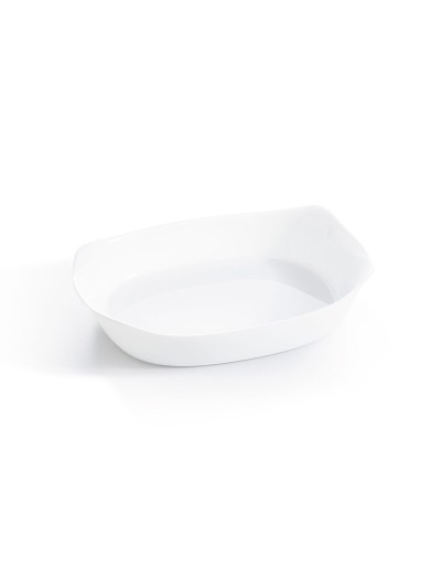 Fuente de Cocina Luminarc Smart Cuisine Rectangular Blanco Vidrio 30 x 22 cm (6 Unidades)