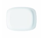 Fuente de Cocina Luminarc Smart Cuisine Rectangular Blanco Vidrio 33 x 27 cm (6 Unidades)