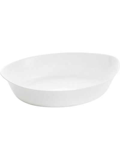 Fuente de Cocina Luminarc Smart Cuisine Ovalado 32 x 20 cm Blanco Vidrio (6 Unidades)