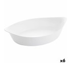 Fuente de Cocina Luminarc Smart Cuisine Ovalado Blanco Vidrio 6 Unidades 38 x 22 cm
