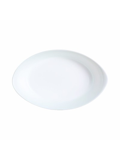 Fuente de Cocina Luminarc Smart Cuisine Ovalado Blanco Vidrio 21 x 13 cm (6 Unidades)