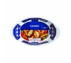 Fuente de Cocina Luminarc Smart Cuisine Ovalado Blanco Vidrio 21 x 13 cm (6 Unidades)