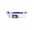 Serving Platter Luminarc Smart Cuisine Oval White Glass 21 x 13 cm (6 Units)